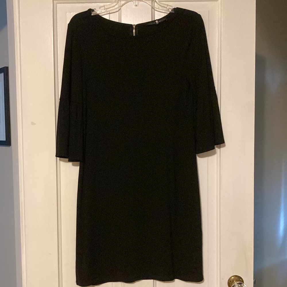 White House Black Market LBD with bell sleeves